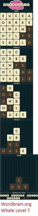 WordBrain Whale 7